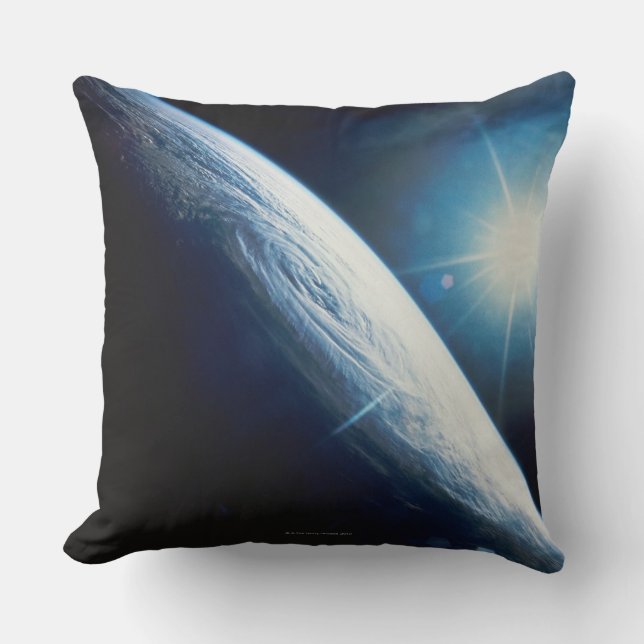 Coussin Sun au-dessus de la terre (Recto)