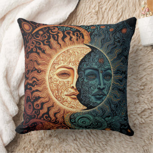 Coussin Sun et Moon Retro