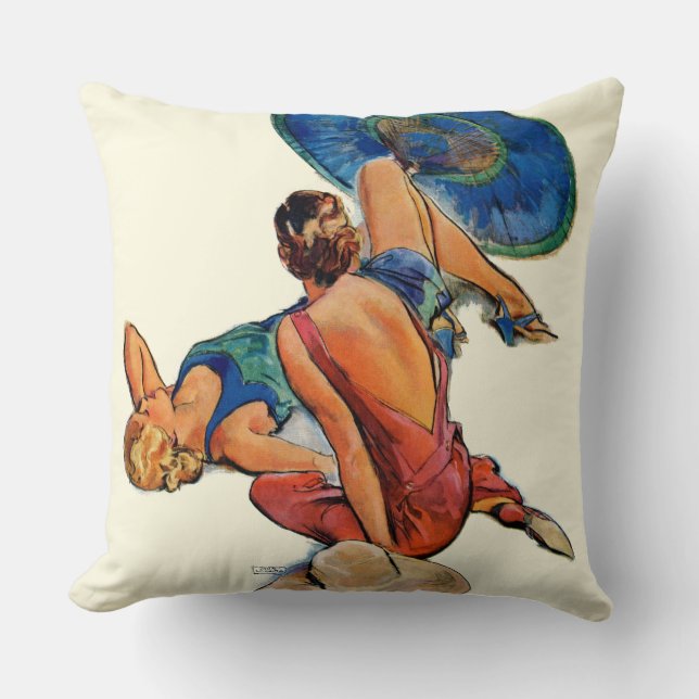 Coussin Sunbathers (Recto)