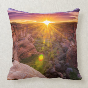 Coussin Sunburst au Canyon de Chelly, AZ