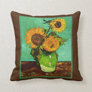 Coussin Sunflower, 3, par Vincent van Gogh