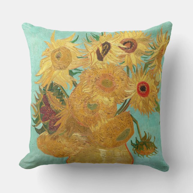 Coussin Sunflowers Vincent van Gogh (Recto)