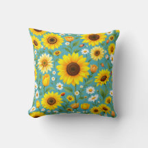 Sunny Sunflower et Daisy Meadow Motif