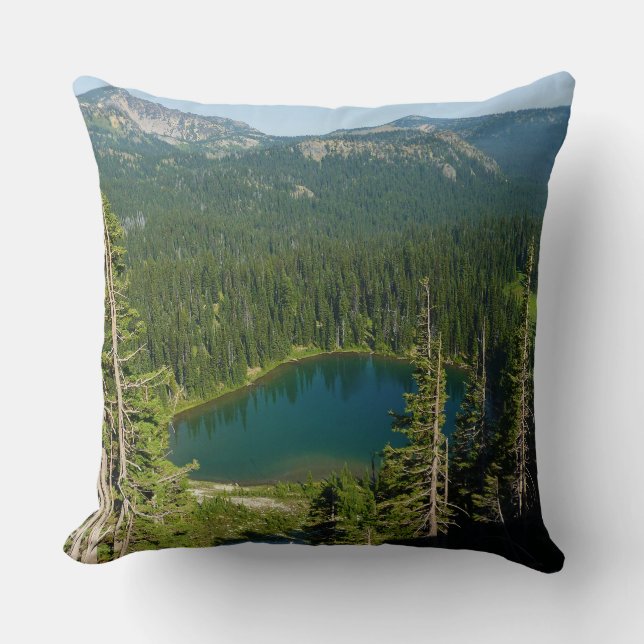 Coussin Sunrise Lake de Above au parc Mount Rainier (Recto)