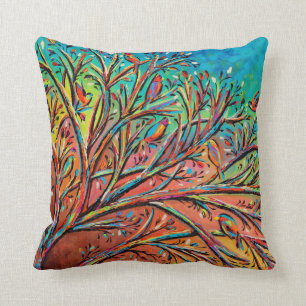 Coussin Sunrise Treetop Birds II