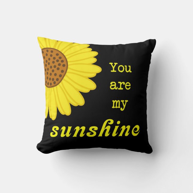 Coussin Sunshine Sunflower (Recto)