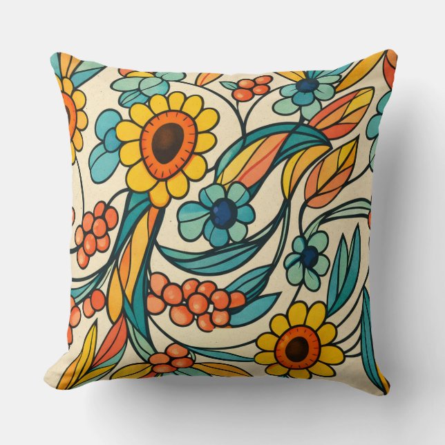 Coussin Sunstream Bloom (Recto)