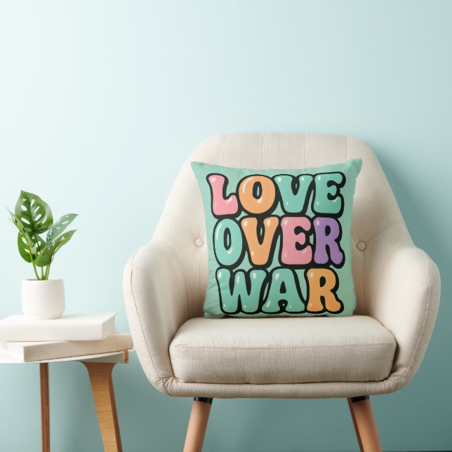 Coussin Super "Amour sur la guerre" Jeu d'oreiller (Chaise)