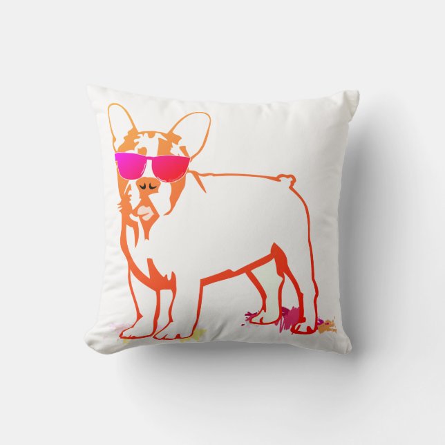 Coussin Super Bouledogue Français (Recto)