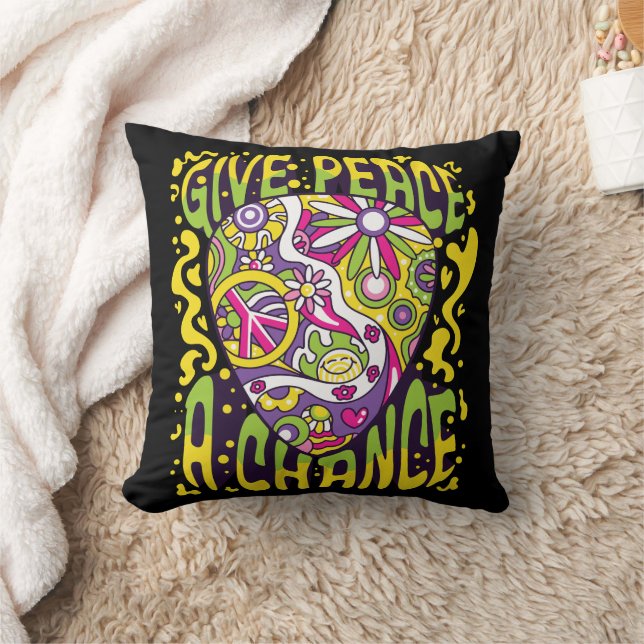Coussin Super Donne Une Chance À La Paix (Couverture)