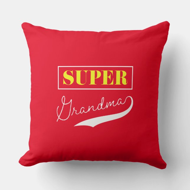 Coussin Super grand-mère (Recto)