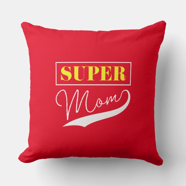 Coussin Super Maman (Recto)