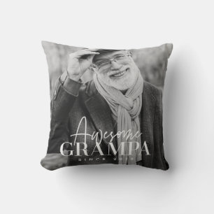 Coussin Super Papi Depuis 20XX Simple Photo Élégant