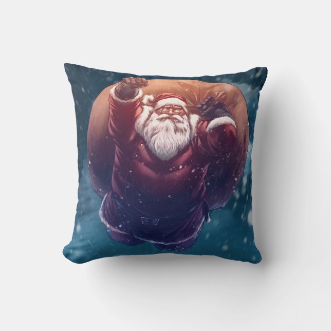 Coussin Super Père Noël (Recto)