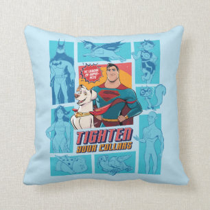 Coussin Super Pets & Justice League - Serrez vos colliers
