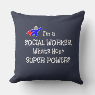 Coussin Super puissance du travailleur social