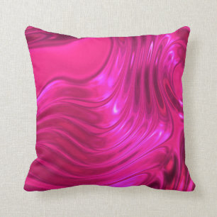 Coussin Super rose glacé Hollywood Cerise