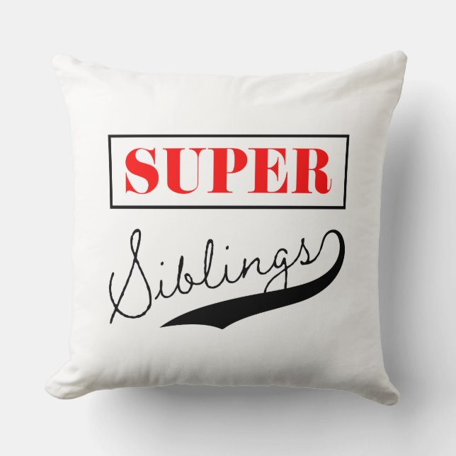 Coussin Super sibling (Recto)