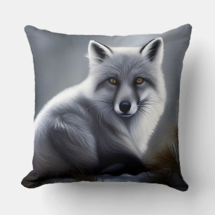 Coussin Superbe Renard Artique