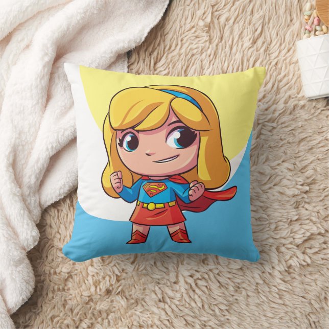 Coussin Supergirl "L'avenir est féminin" (Couverture)