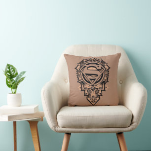 Coussin Supergirl Mandala Graphic