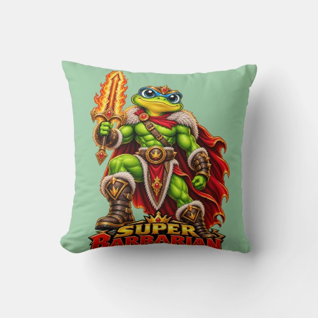 Coussin supergrenouille (Recto)