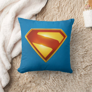 Coussin Superman Golden S Shield brillance