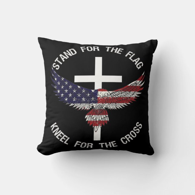 Coussin Support Patriotique Pour Le Pignon Drapeau Pour La (Recto)