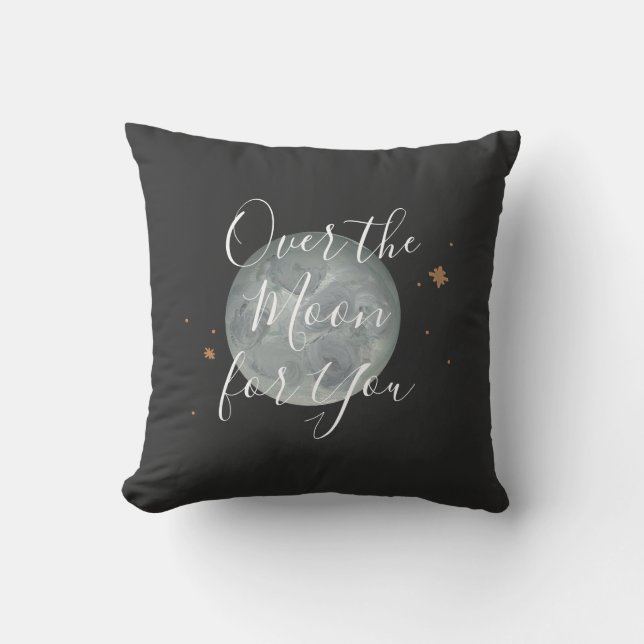 Coussin Sur la Lune et les étoiles (Recto)