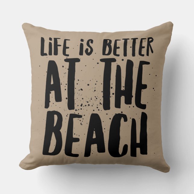 Coussin Sur La Plage (Recto)