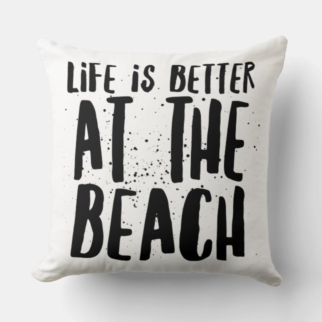 Coussin Sur La Plage (Recto)