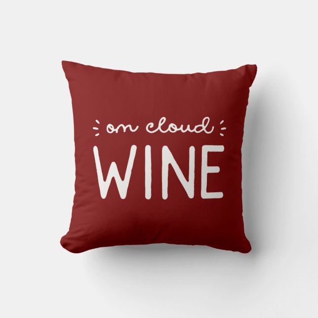 Coussin Sur le vin nuageux (Recto)