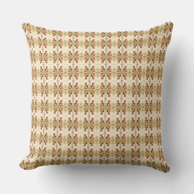Coussin Sur les traces de l'or des fleurs.2 (Recto)