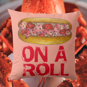 Coussin Sur un rouleau Maine ME Lobster Roll Sandwich de f