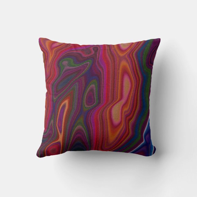 Coussin Surcharge Abstraite (Verso)