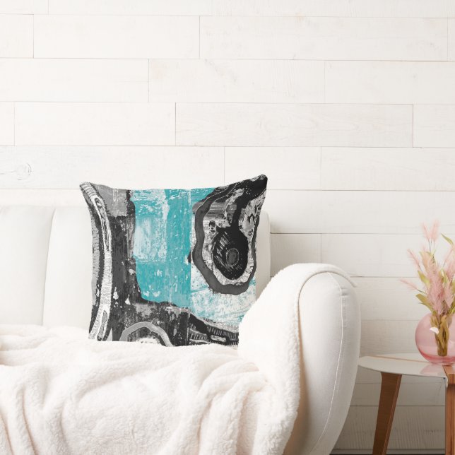 Coussin Surface actuelle – Flux et structure abstraits pou (Canapé)