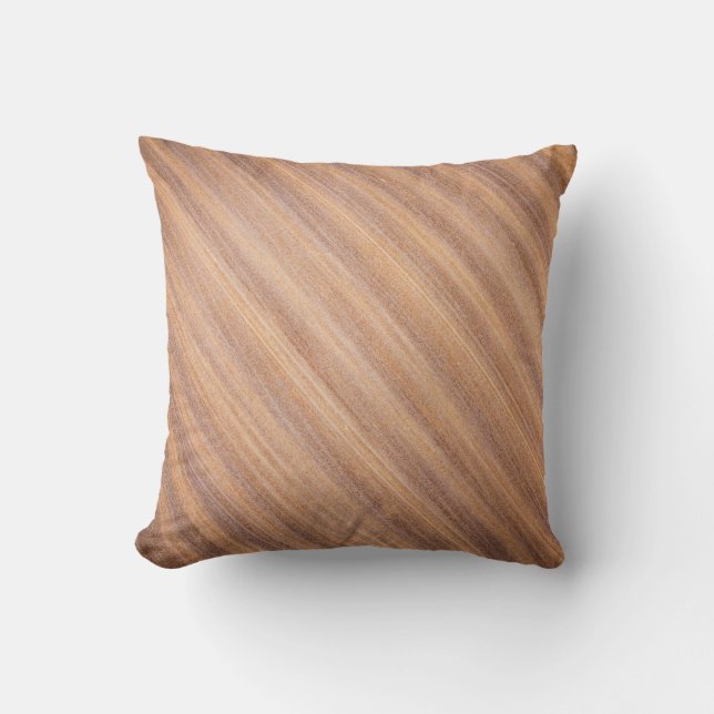 Coussin surface Brown en bois (Recto)