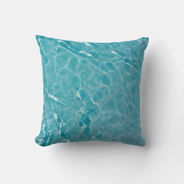 Coussin Surface de l'eau (Style 1) Peinture à l'huile (Recto)