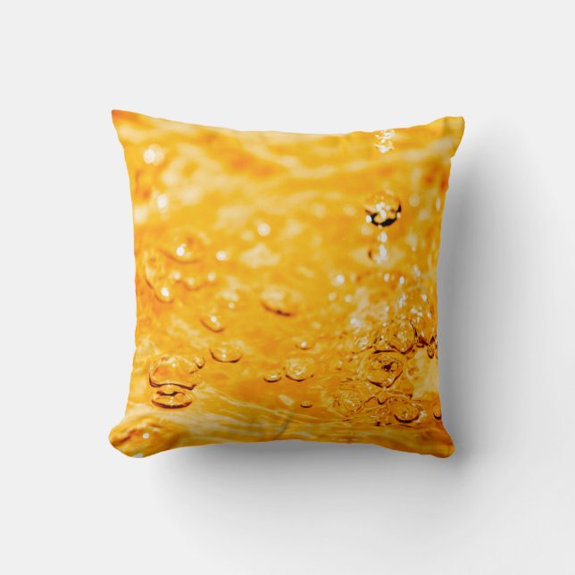 Coussin Surface propre liquide ondulée d'eau (Recto)