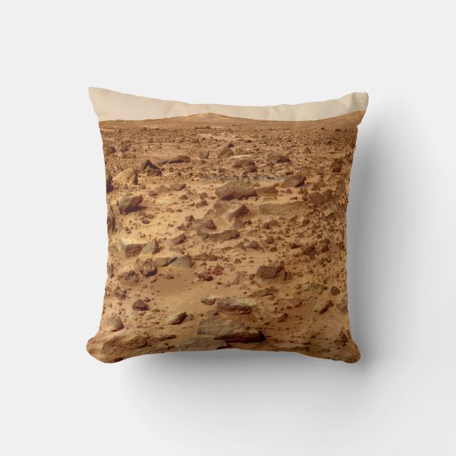 Coussin Surface rocheuse de la planète Mars (Recto)