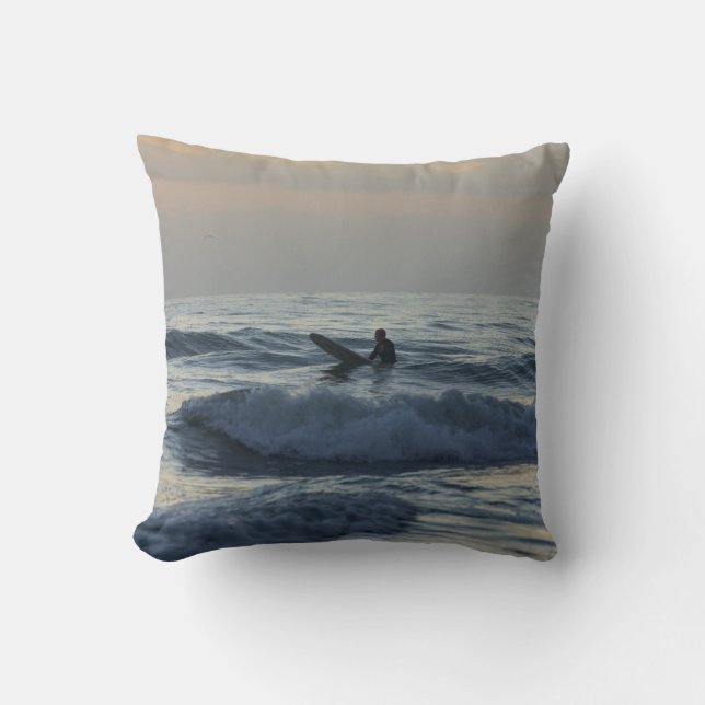 Coussin Surfer attend (Recto)