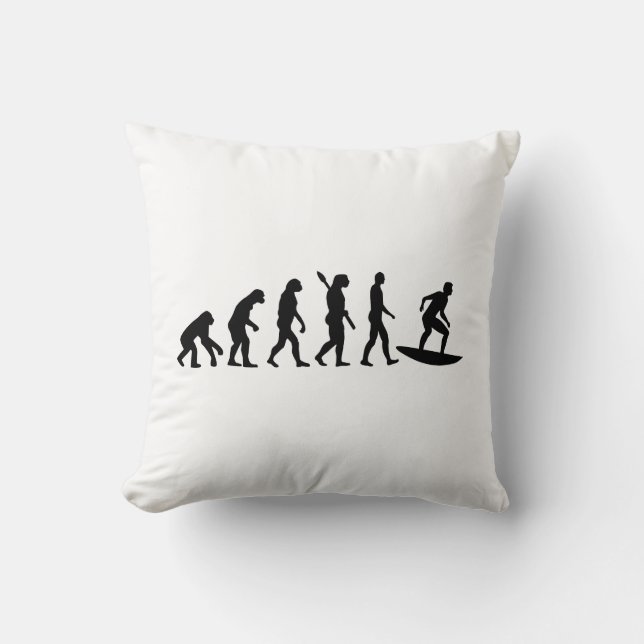 Coussin Surfer d'évolution (Recto)