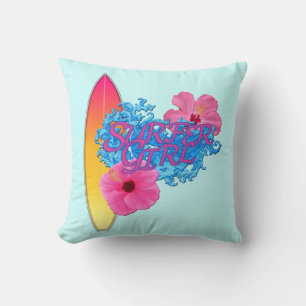 Coussin Surfer Girl
