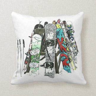 Coussin Surfs des neiges dans la neige