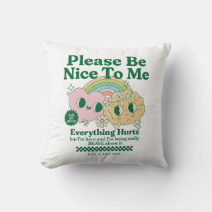 Coussin Survivants de la journée de crise POTS et guerrier