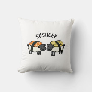 Coussin Susheep Funky Sushi Sheep Pun
