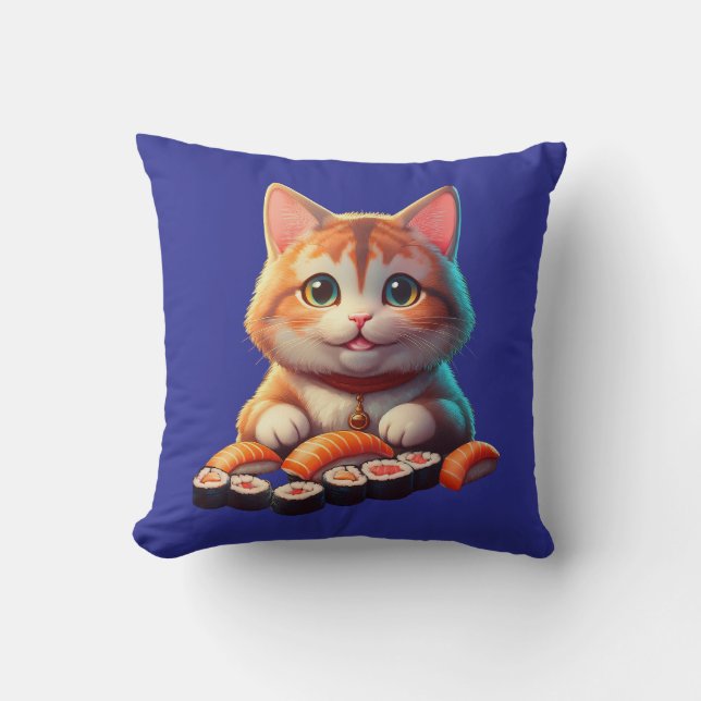 Coussin Sushi Cat (Recto)