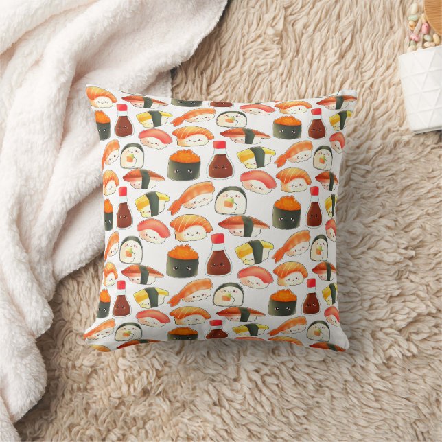 Coussin Sushi Mignon (Couverture)