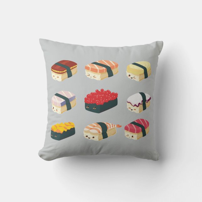 Coussin Sushi mignons (Recto)