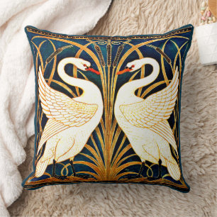 Coussin Swan et Rush et Iris,